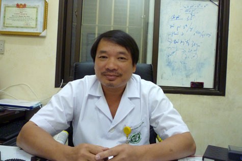 Bác sỹ Nguyễn Văn Dũng, người trực tiếp điều trị cho bệnh nhân Nguyễn Văn Trọng